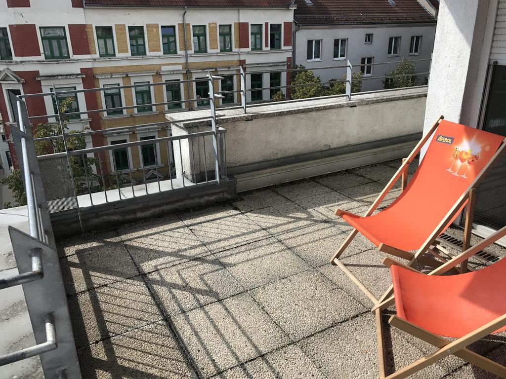 Exklusive Wohnung Mit Dachterrasse In Schleussig ライプツィヒ エクステリア 写真
